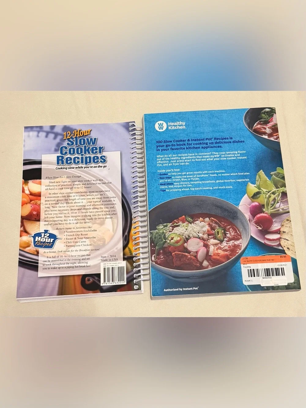 Slow Cooker & Instant Pot Recipe Cookbooks Bundle of 4